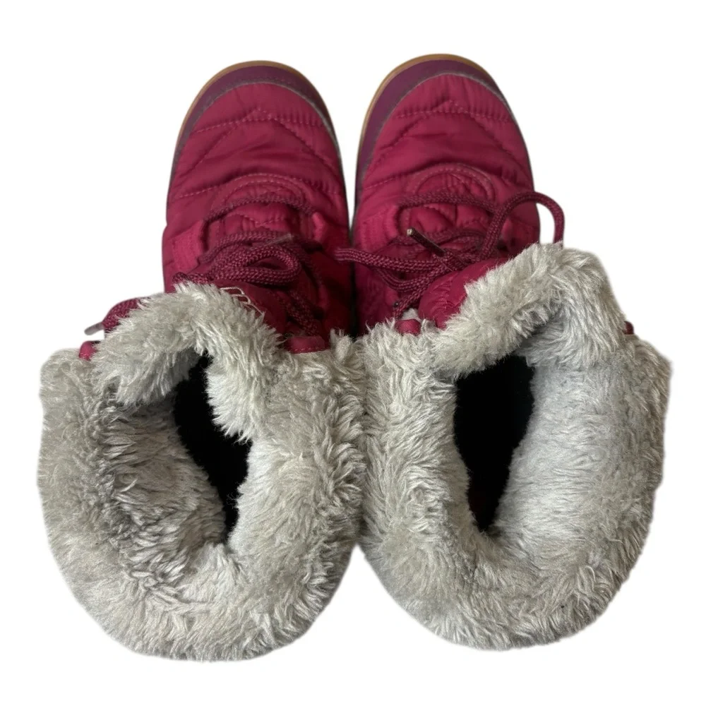 Columbia snow boots Minx Shorty Omni-Heat waterproof raspberry girls size 5